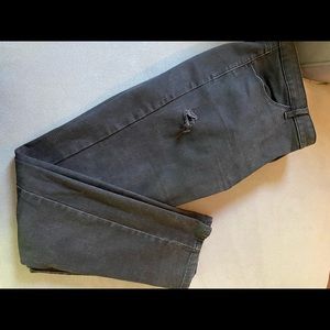 Uniqlo Women’s black distressed jeans